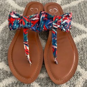 Jessica Simpson bow sandals -JP Rainta Model